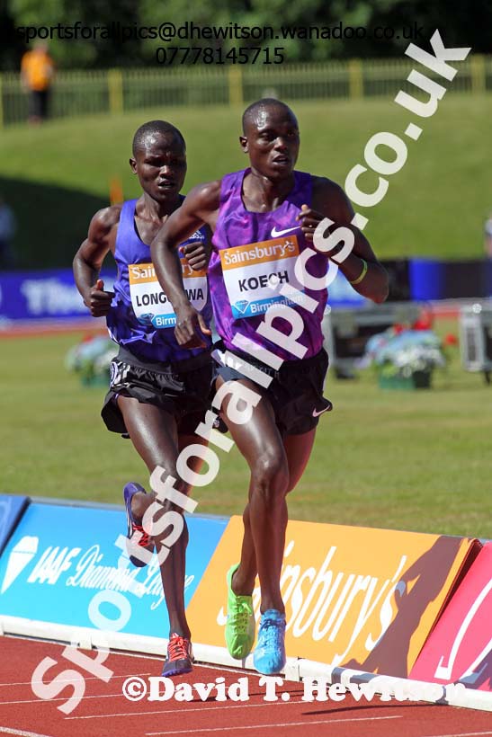 Mens 5000 metres, IAAF Diamond League, Birmingham. Photo: David T. Hewitson/Sports for All Pics